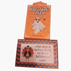 Boo Tastic Jokes Card Set Halloween Party Game Favors